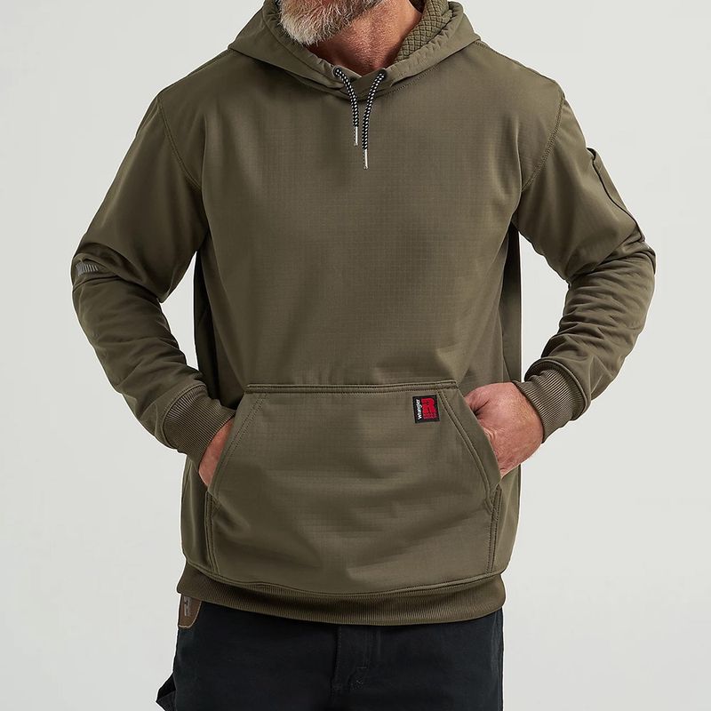 Wrangler Riggs Men’s Loden Workwear Technical Hoodie – Style# 112366270