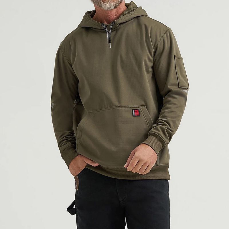 Wrangler Riggs Men’s Loden Workwear Technical Hoodie – Style# 112366270