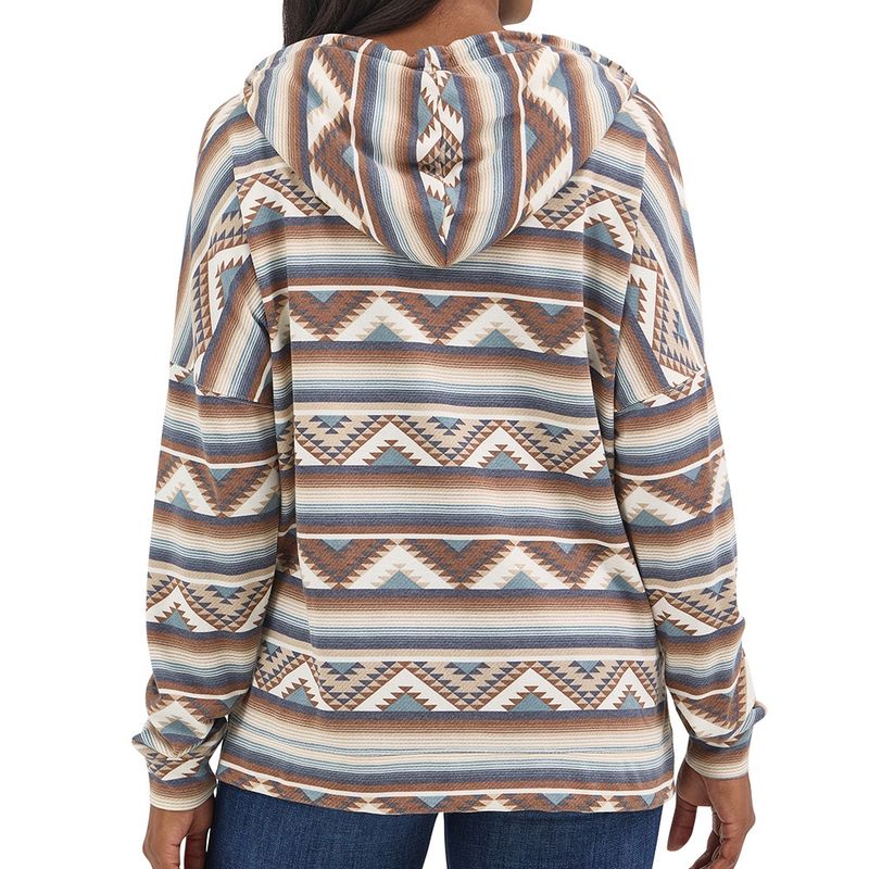 Wrangler Women’s Geometric Relaxed Pullover Hoodie – Style# 112367281