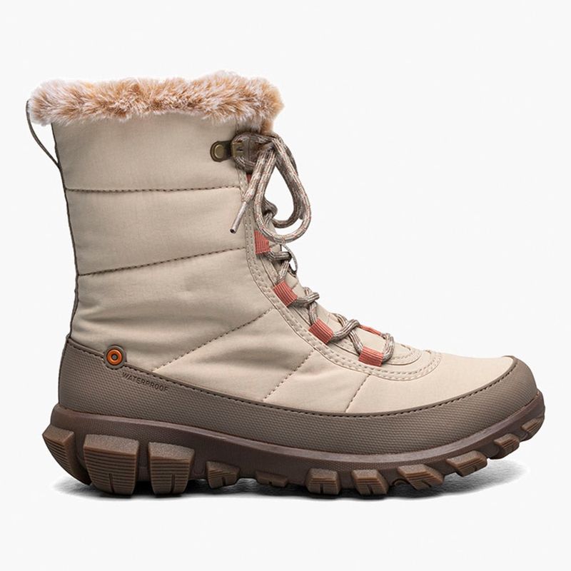 Bogs Women’s Waterproof Oatmeal Cedar Quilt Lace Boots – Style# 73280-279