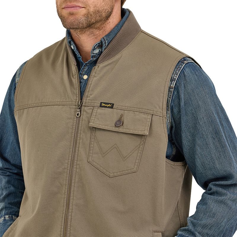 Wrangler Men’s Quilt Lined Rancher Vest – Style# 112368244