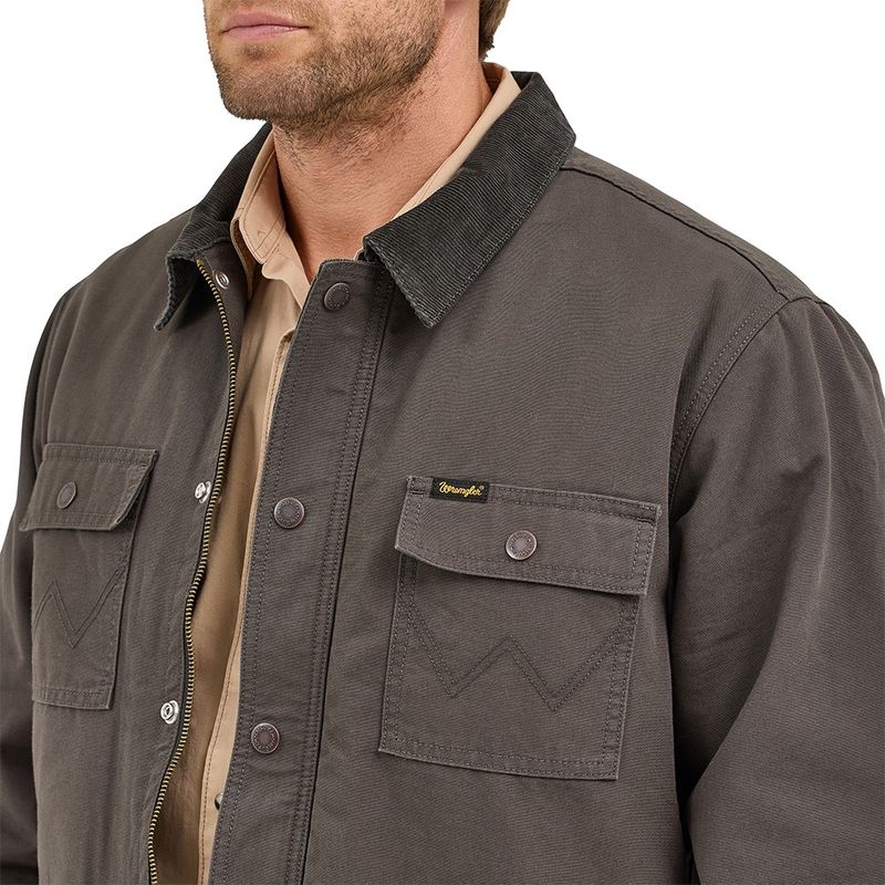 Wrangler Men’s Western Lined Zip Front Barn Coat – Style# 112367620