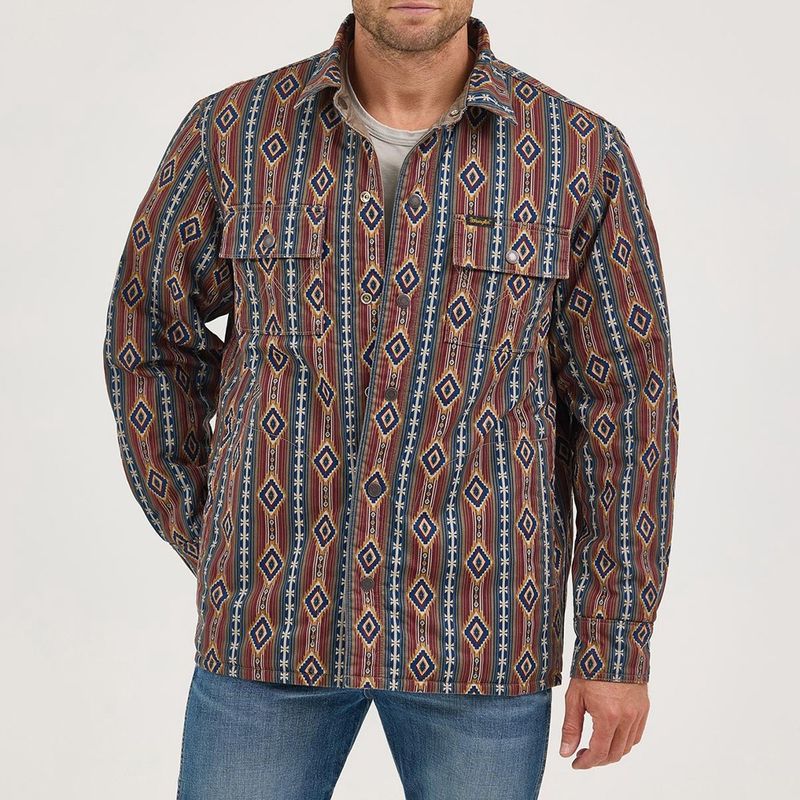Wrangler Men’s Reversible Quilted Shirt Jacket – Style# 112368205