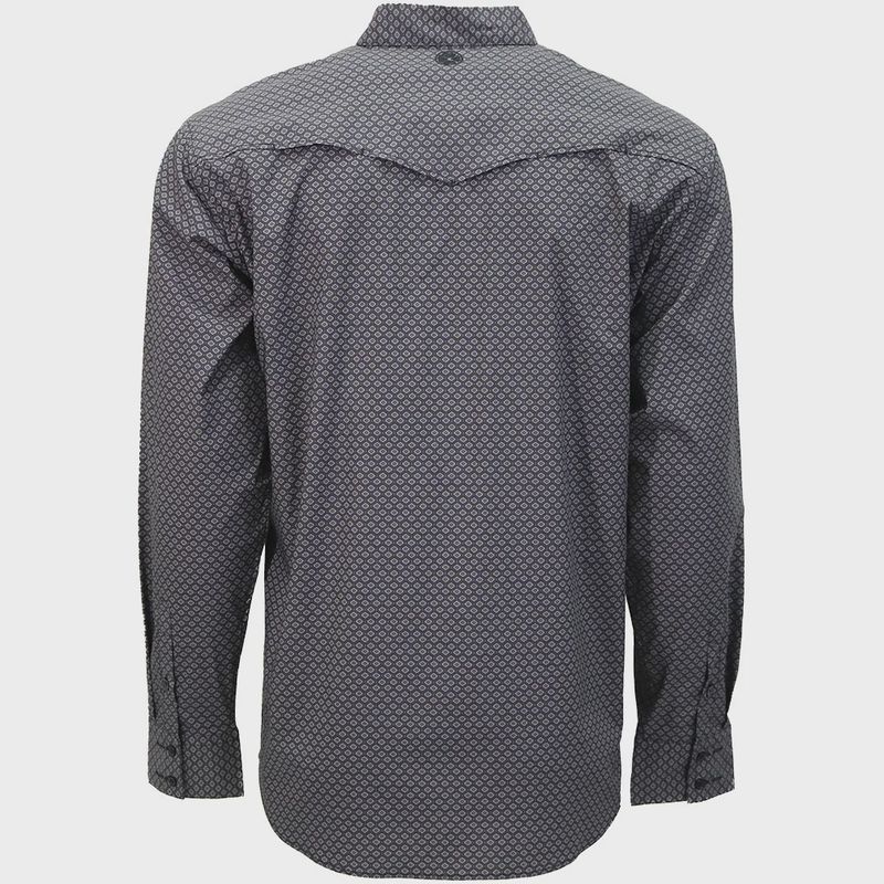 Hooey Men’s Maverick Long Sleeve Black Button-Up Shirt – Style# HT1864BK