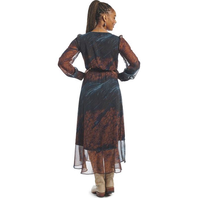 Justin Women's Wrap Maxi Dress - J-2295