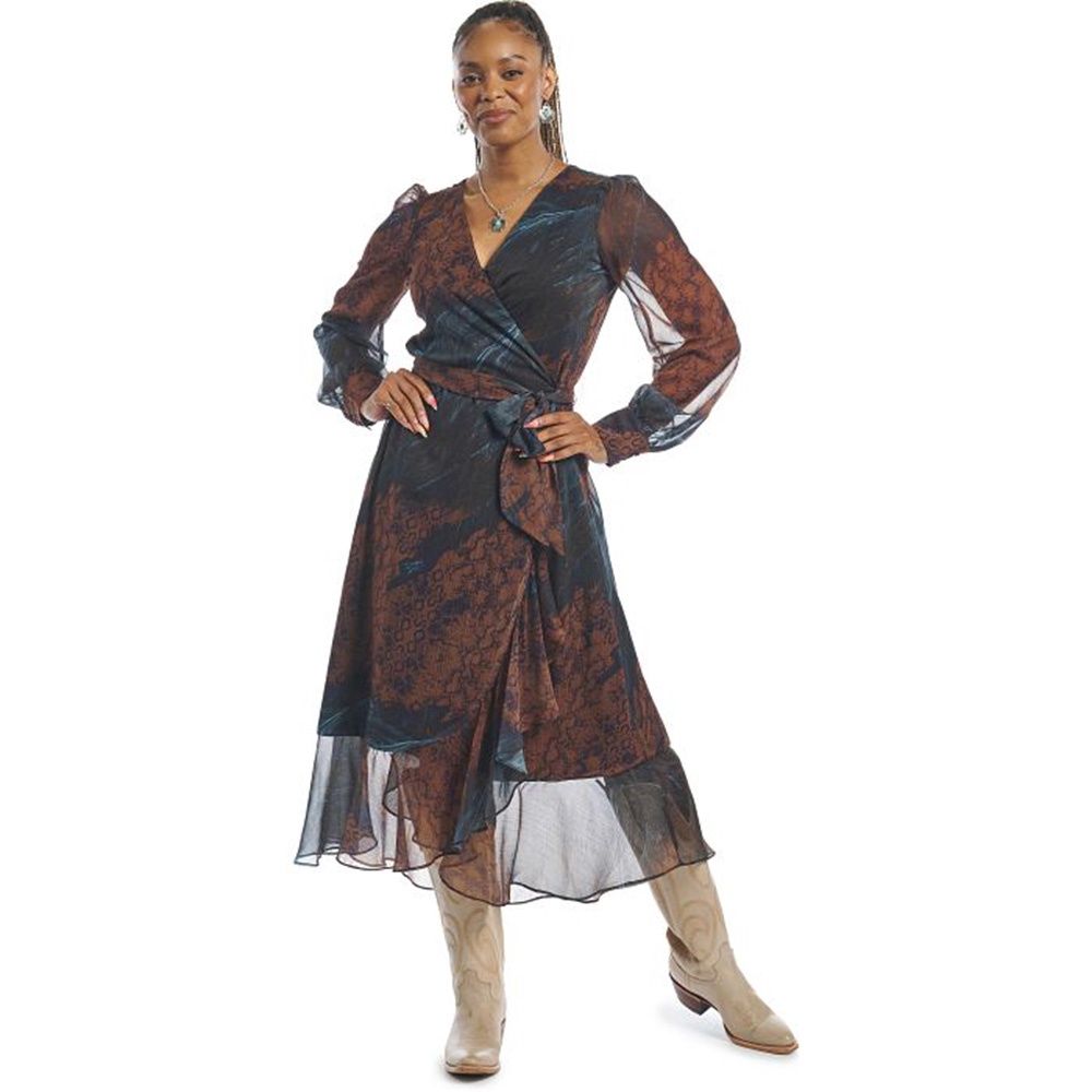 Justin Women&#39;s Wrap Maxi Dress - J-2295