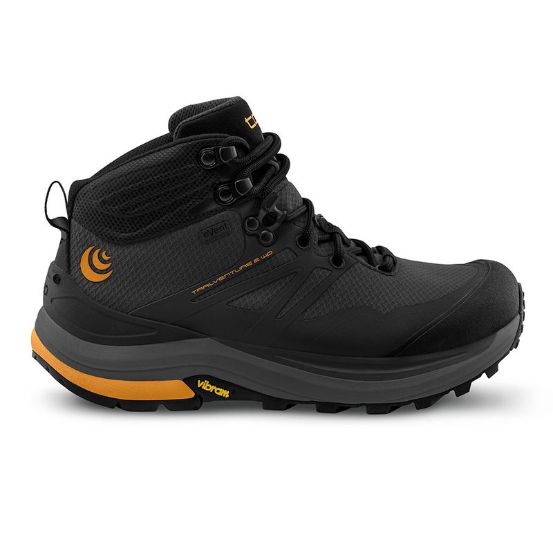 Topo Athletic Men's Charcoal/Orange Trailventure Waterproof - MO54