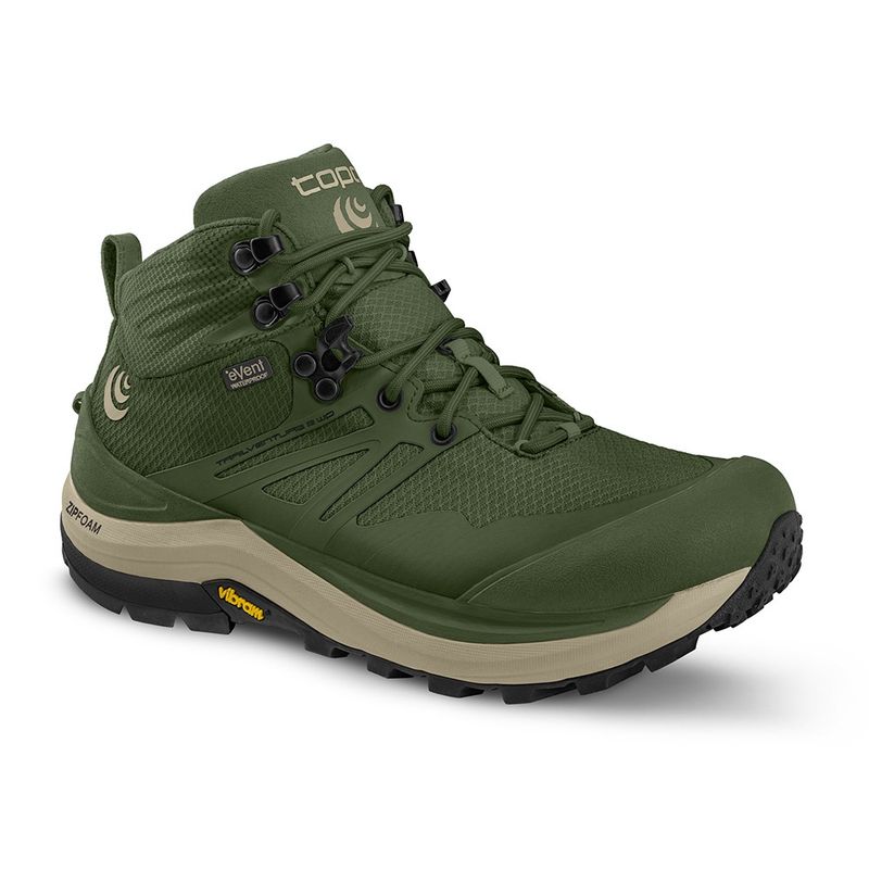 Topo Athletic Women’s Olive Tan Trailventure Waterproof Shoe – Style# W054