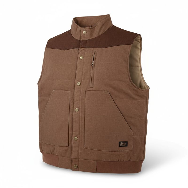 Justin Men’s Brown Midland Vest – Style# J1488