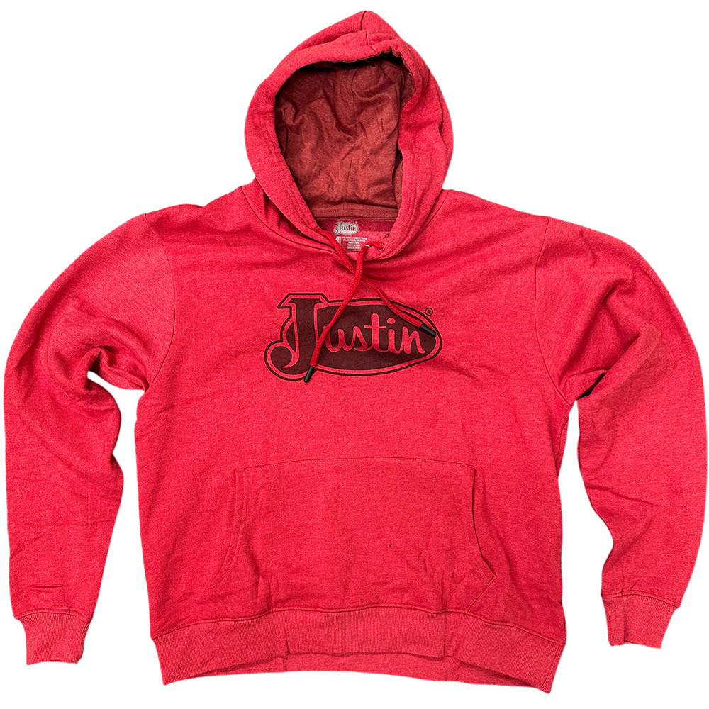 Justin Men&#39;s Red Hoodie
