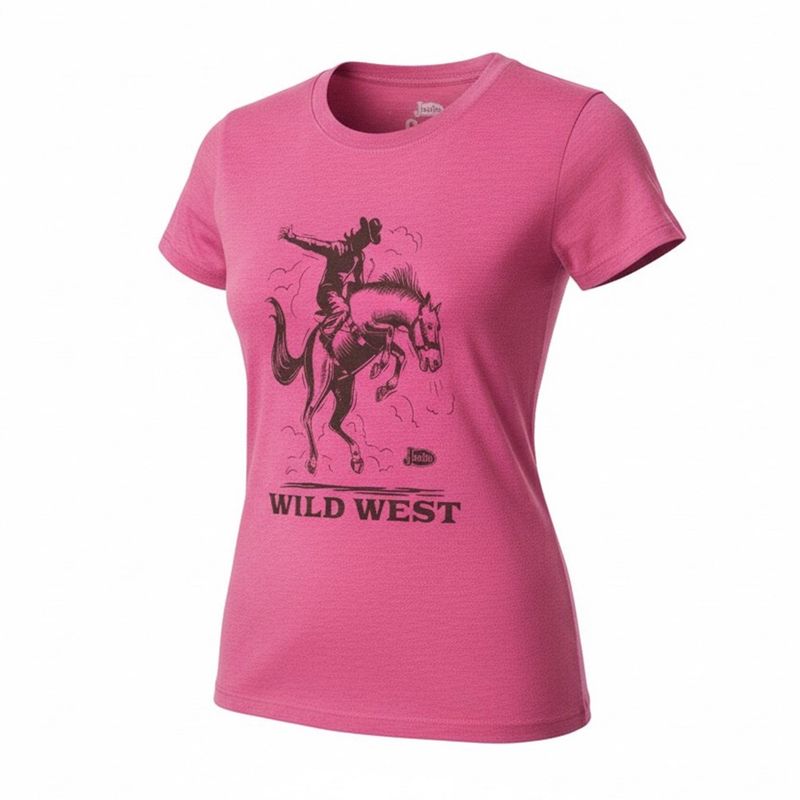 Justin Ladies Wild West T-Shirt