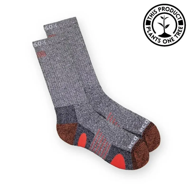 Hiking Crew - Medium Wgt. Full Cushion Grey/Black - Medium