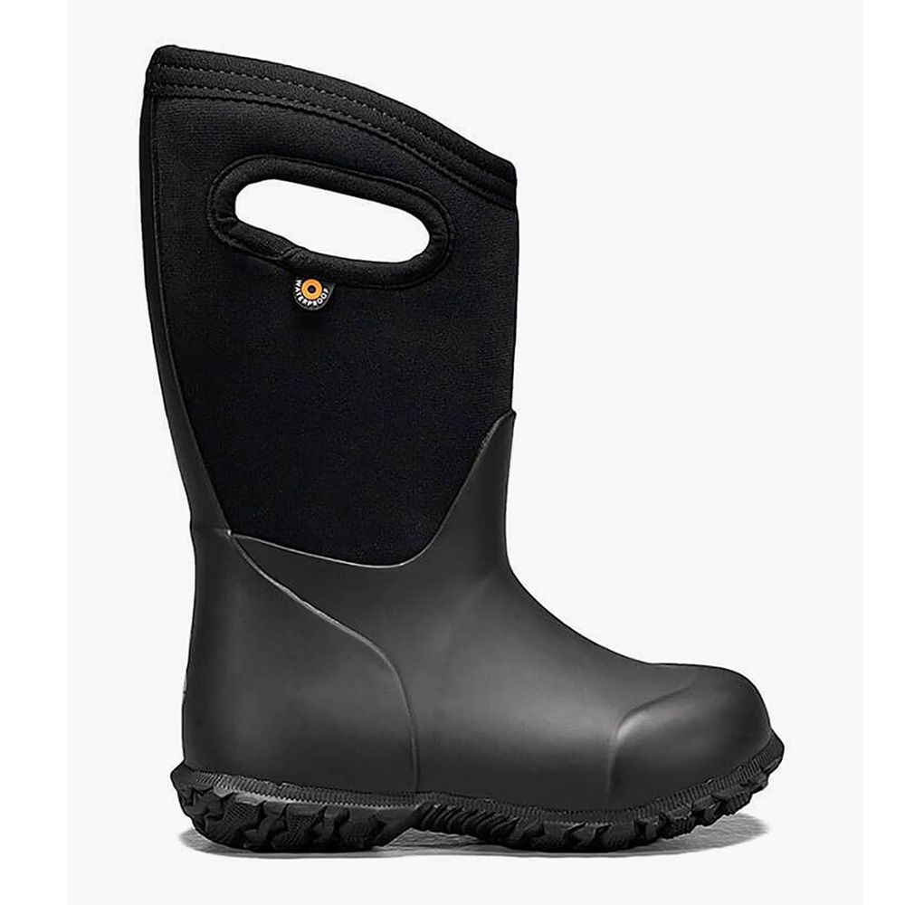 Bogs Kid's York Solid Insulated Rain Boots 7601-001, Size: 11