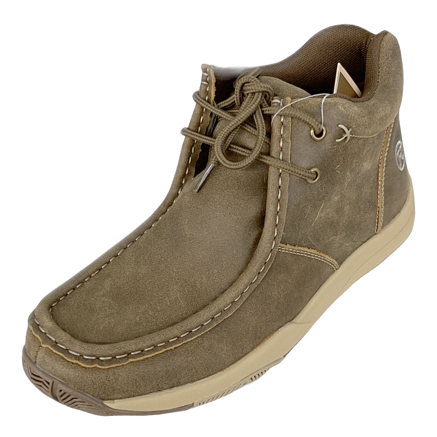 Roper men’s brown leather chukka left side view