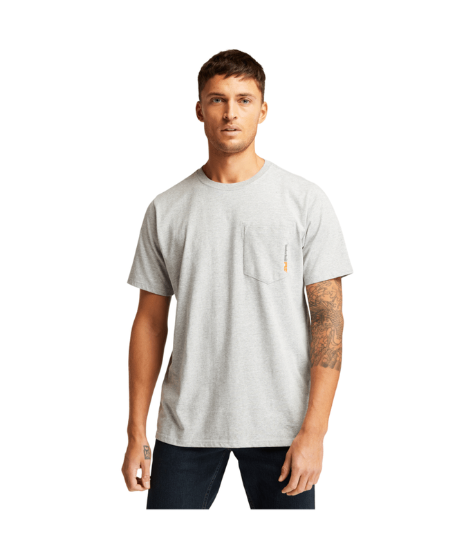 Timberland Pro BP Blended SS Pocket T Light Grey A1HNSC81