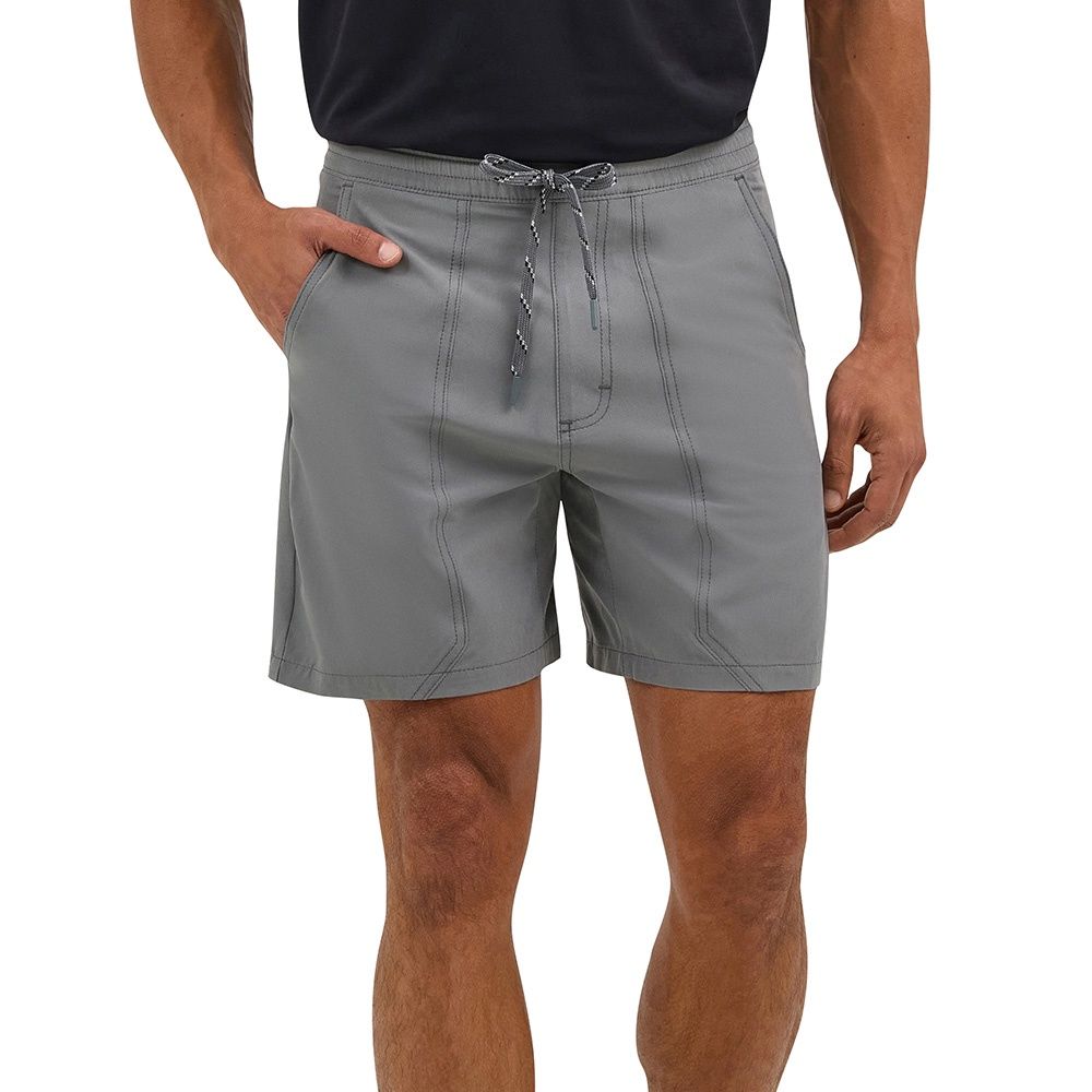 Wrangler ATG Men's Gym to Trail Short - Poppyseed Grey, Size: Small