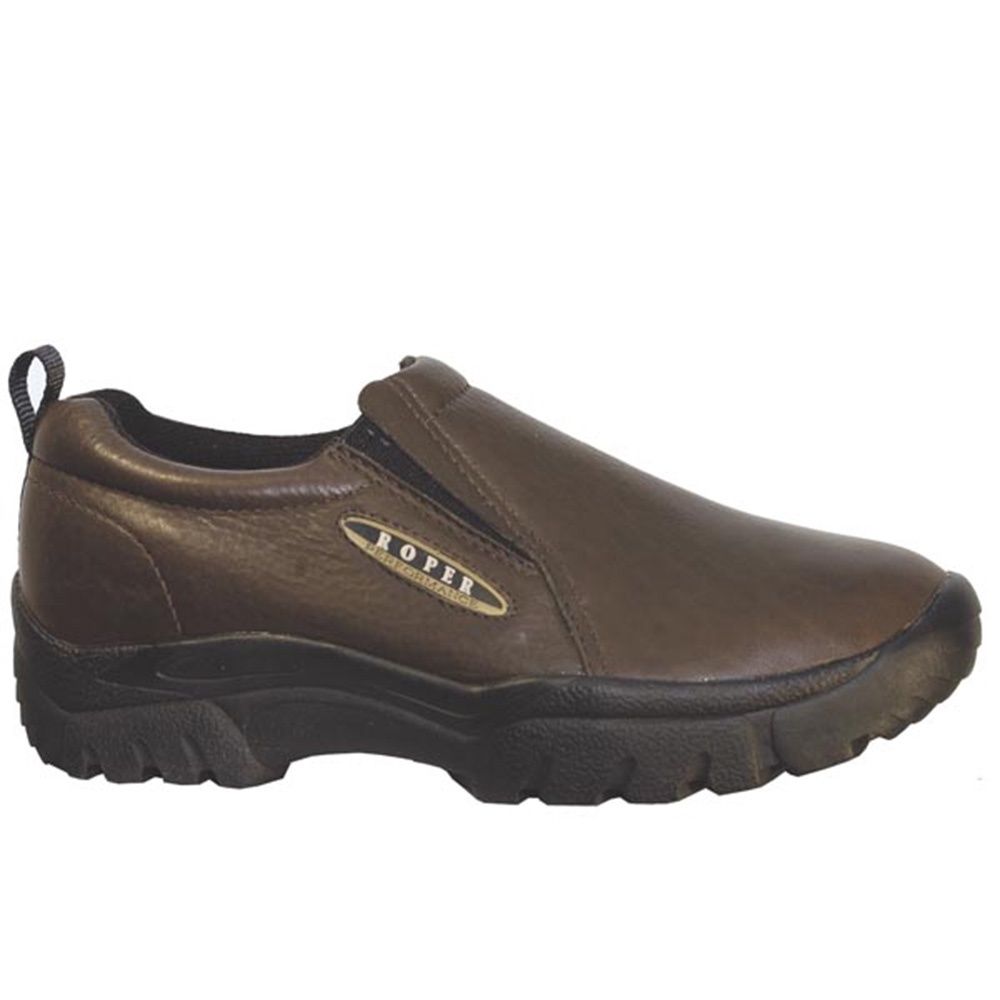 Roper Men's Performance Wide Slip On Bay Brown 0601-8206, Size: 8EE