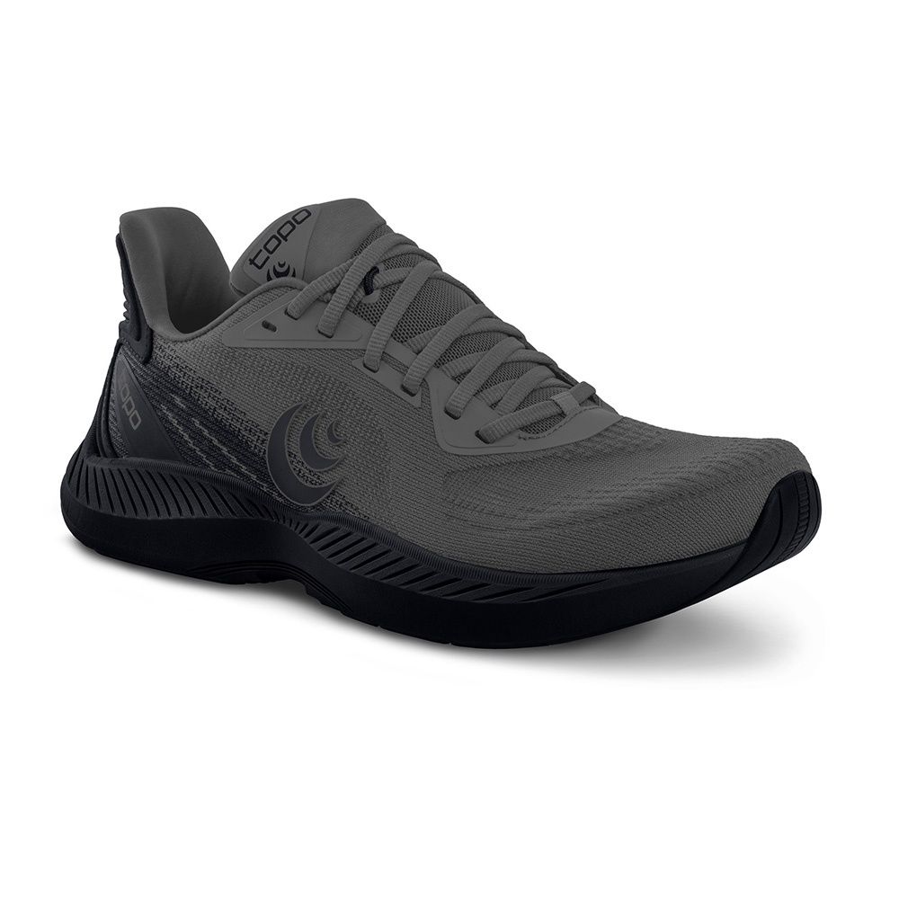Topo Athletic Men's Fli-Lyte 6 Charcoal / Black Shoe, Size: 7.0