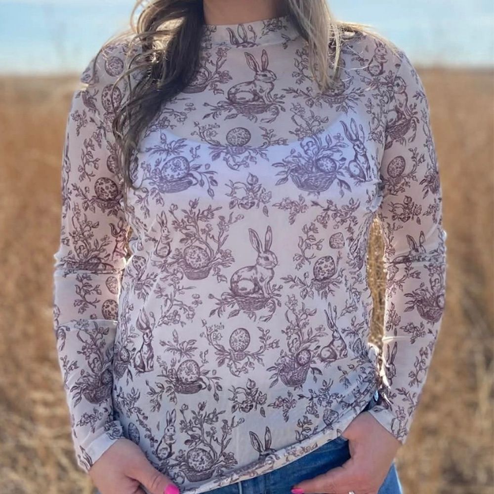 Sterling Kreek Cottontail Garden Mesh Top