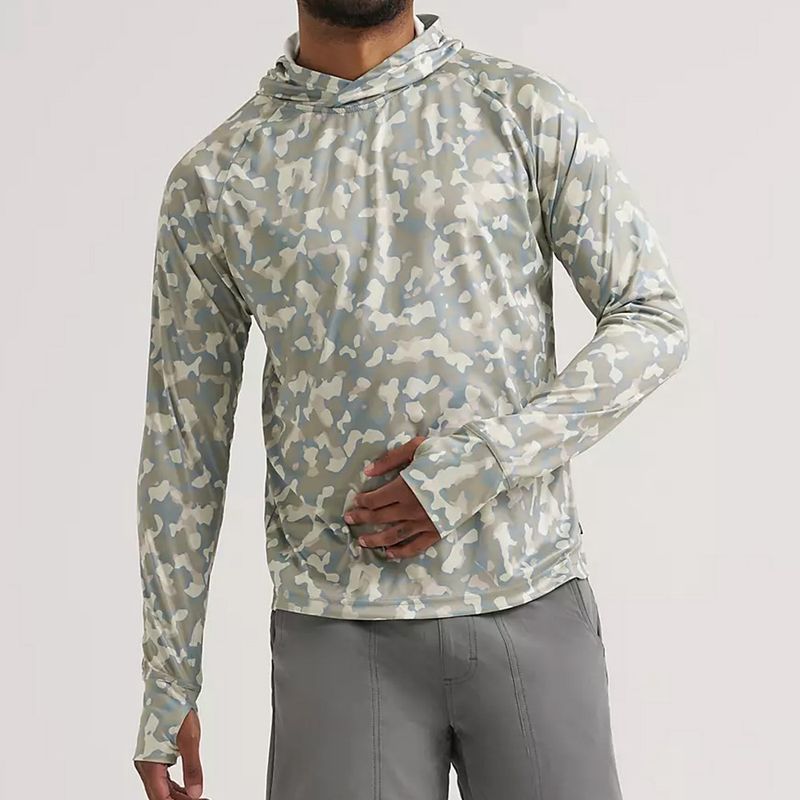 Wrangler ATG™ Men's Hooded Sun Tee – Camo