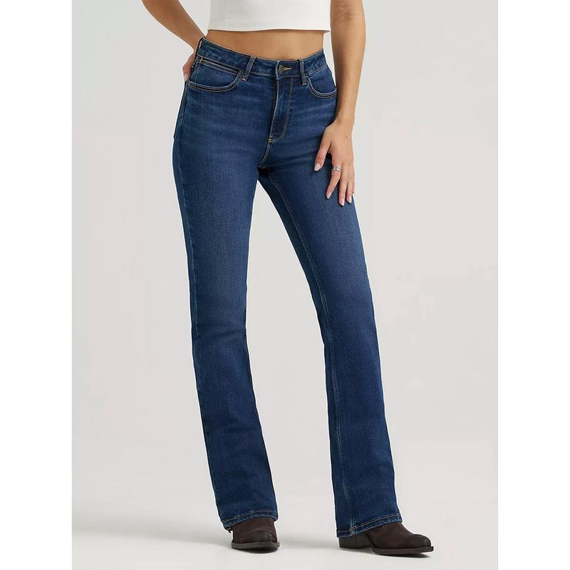 Women’s Wrangler High Rise Bold Boot Jean Stockton front view