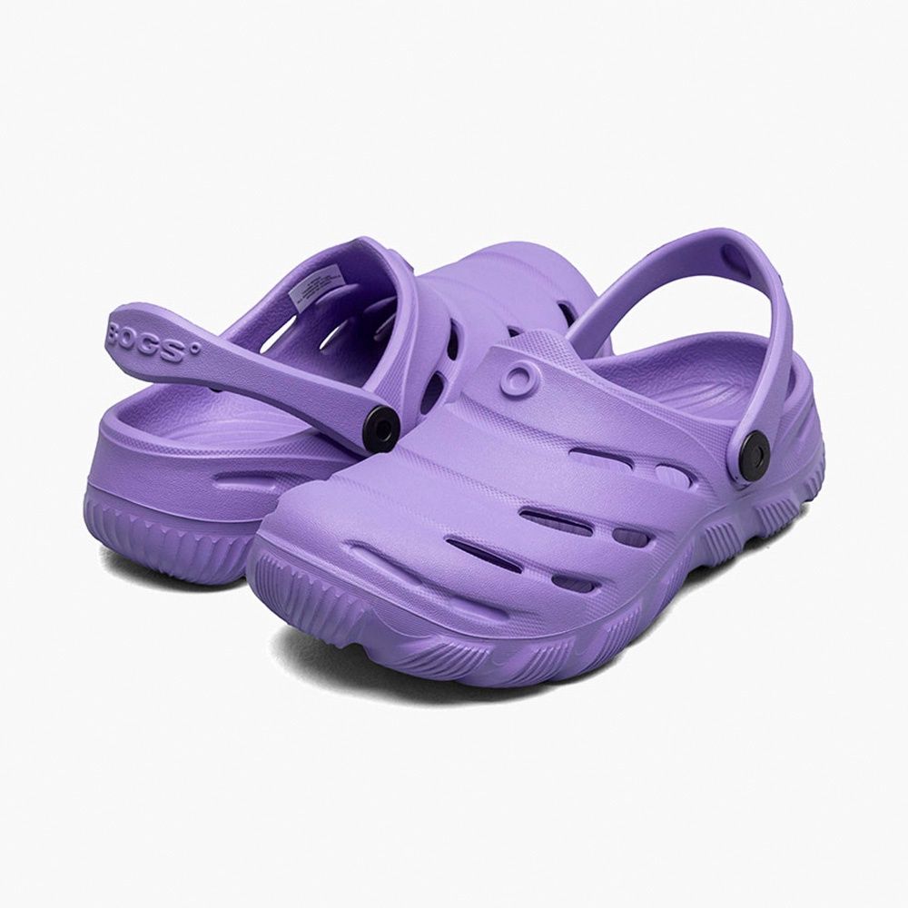 BOGS kids Boga slip on Lilac front view