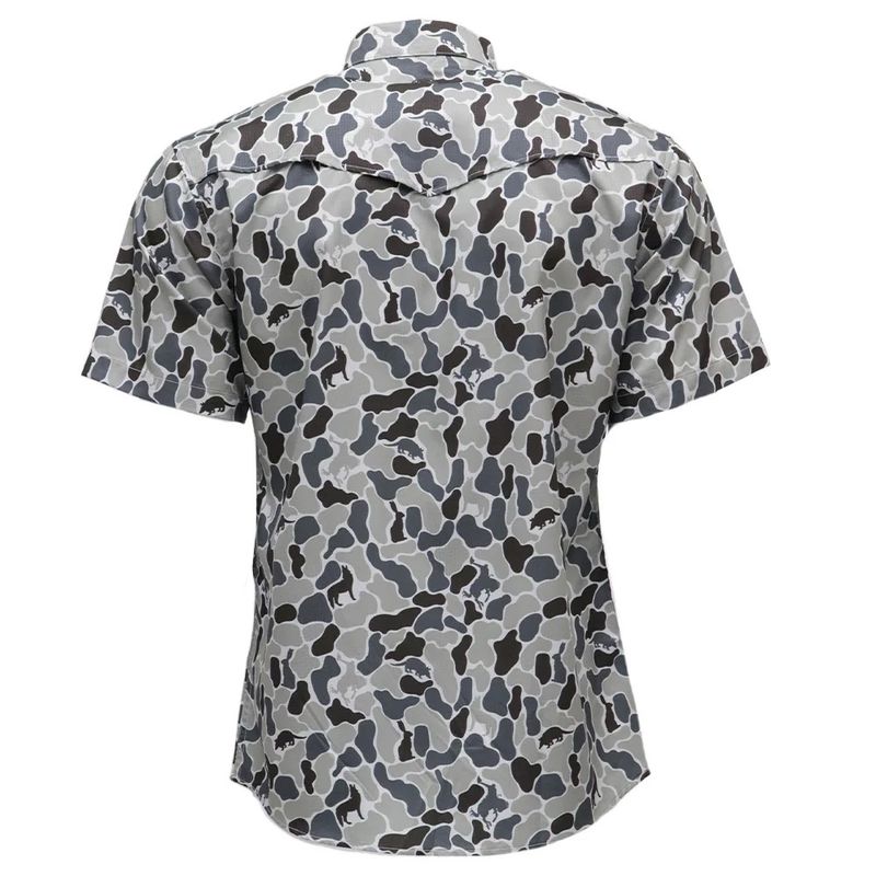 Hooey Sol shirt vented yoke back view