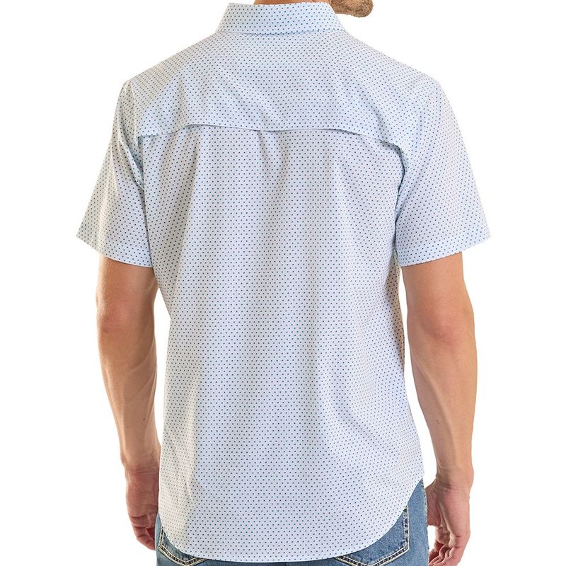 Rock and Roll Denim TEK mesh short sleeve shirt back view
