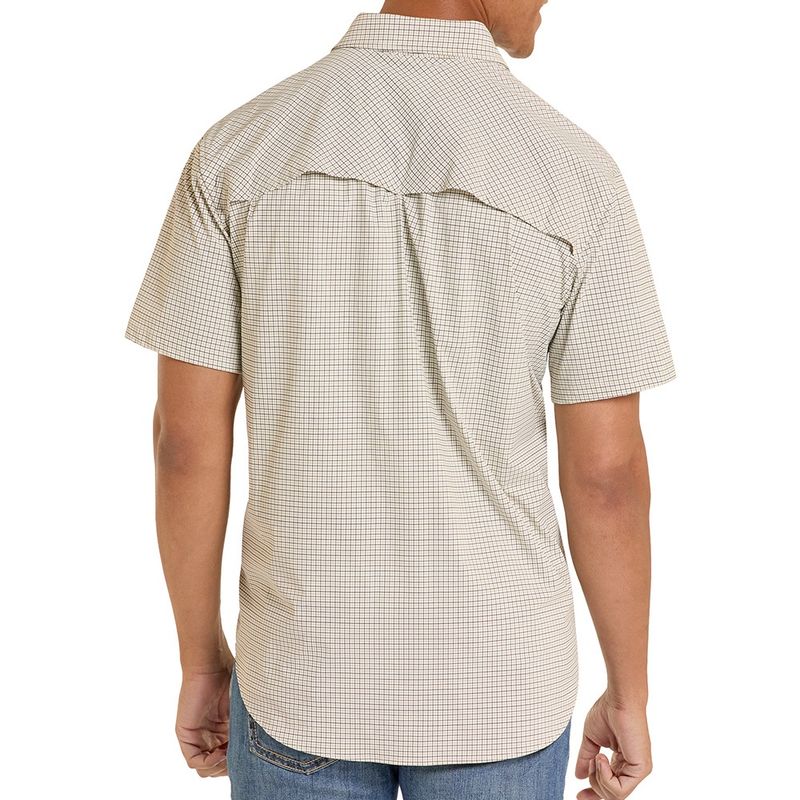Rock and Roll Denim TEK Western short sleeve shirt back view