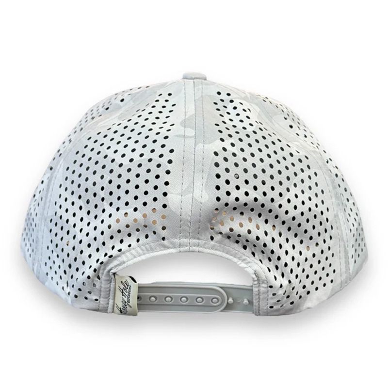 Honey Hole Outdoors performance rope hat laser-cut back panel view