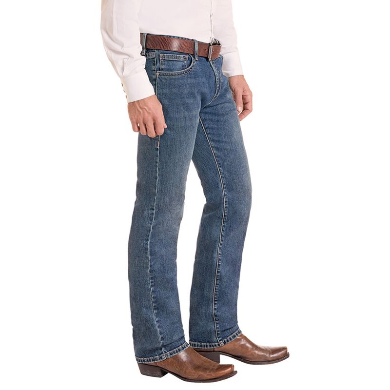 Rock &amp; Roll Denim Vintage '46 Slim Fit Straight Leg Jeans leg detail