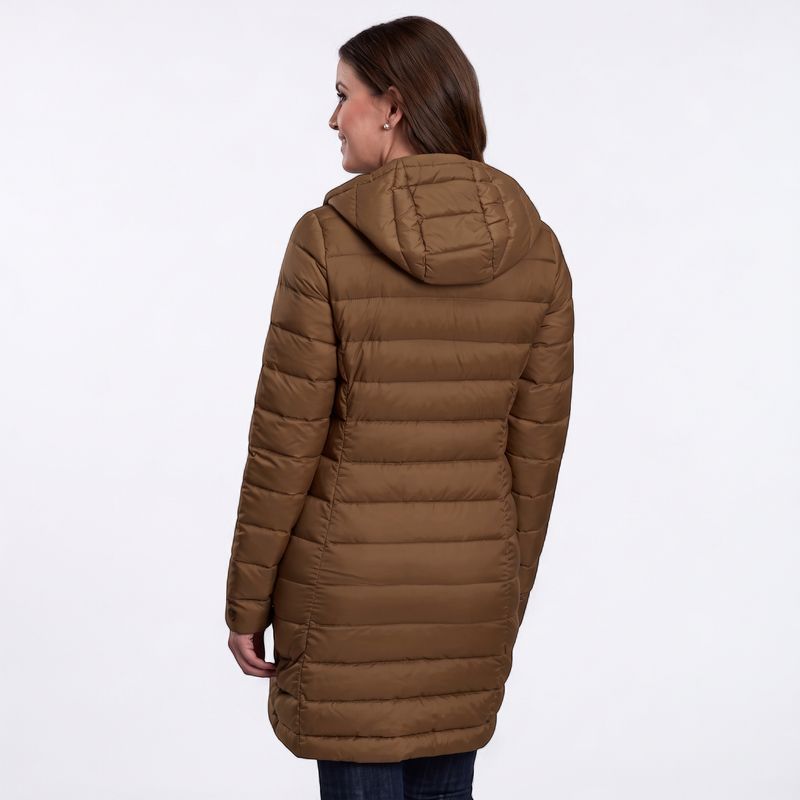 Roper Women's Long Length Lightweight Parachute Nylon Coat back view