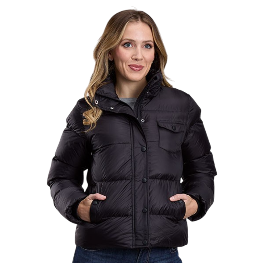 Roper Women's Puffy Down Filled Coat 03-098-0693-6235 front view