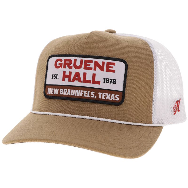 Hooey Gruene Hall Hat Tan GH2606T-TNWH front view