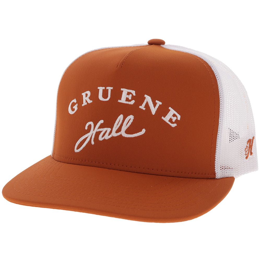 Hooey Gruene Hall Orange Hat GH2414T-ORWH front view
