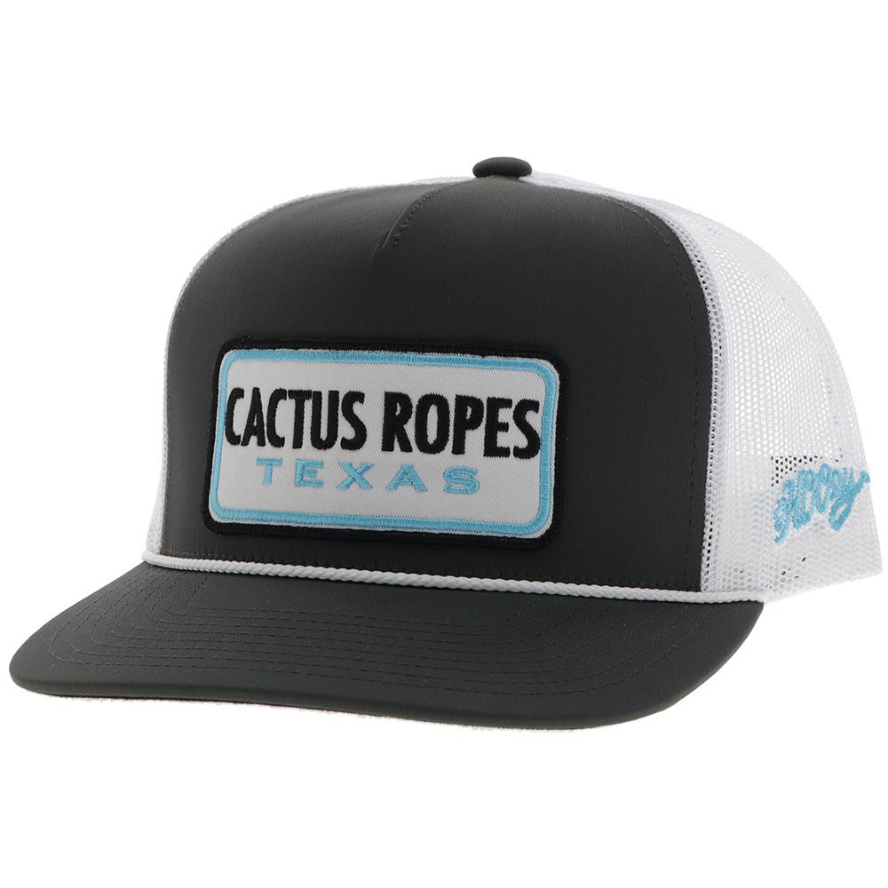 Hooey Cactus Ropes Texas Grey 5 Panel Trucker Cap – CR108