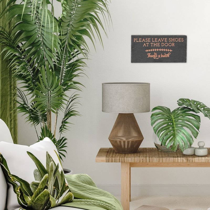 "Thanks A Bunch" 2-Line Personalized Etched Wall Slate Sign