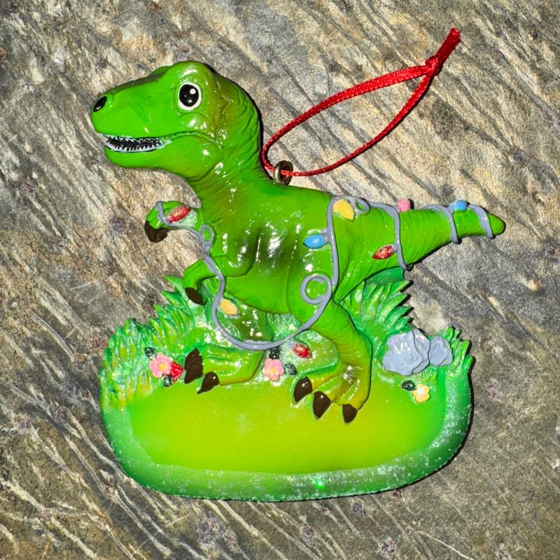 T-Rex Dinosaur w/Lights - Ornament