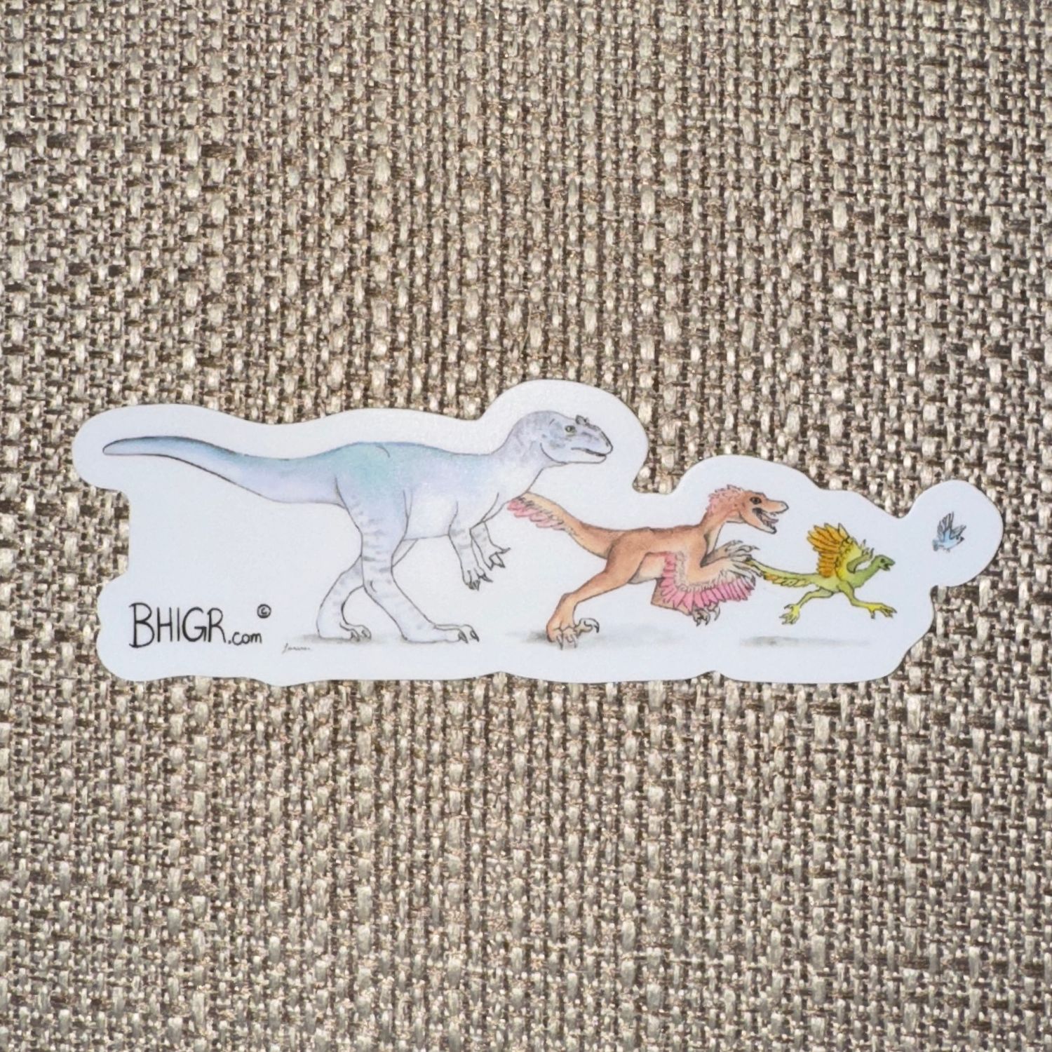 Dinosaur Bird Evolution - Sticker