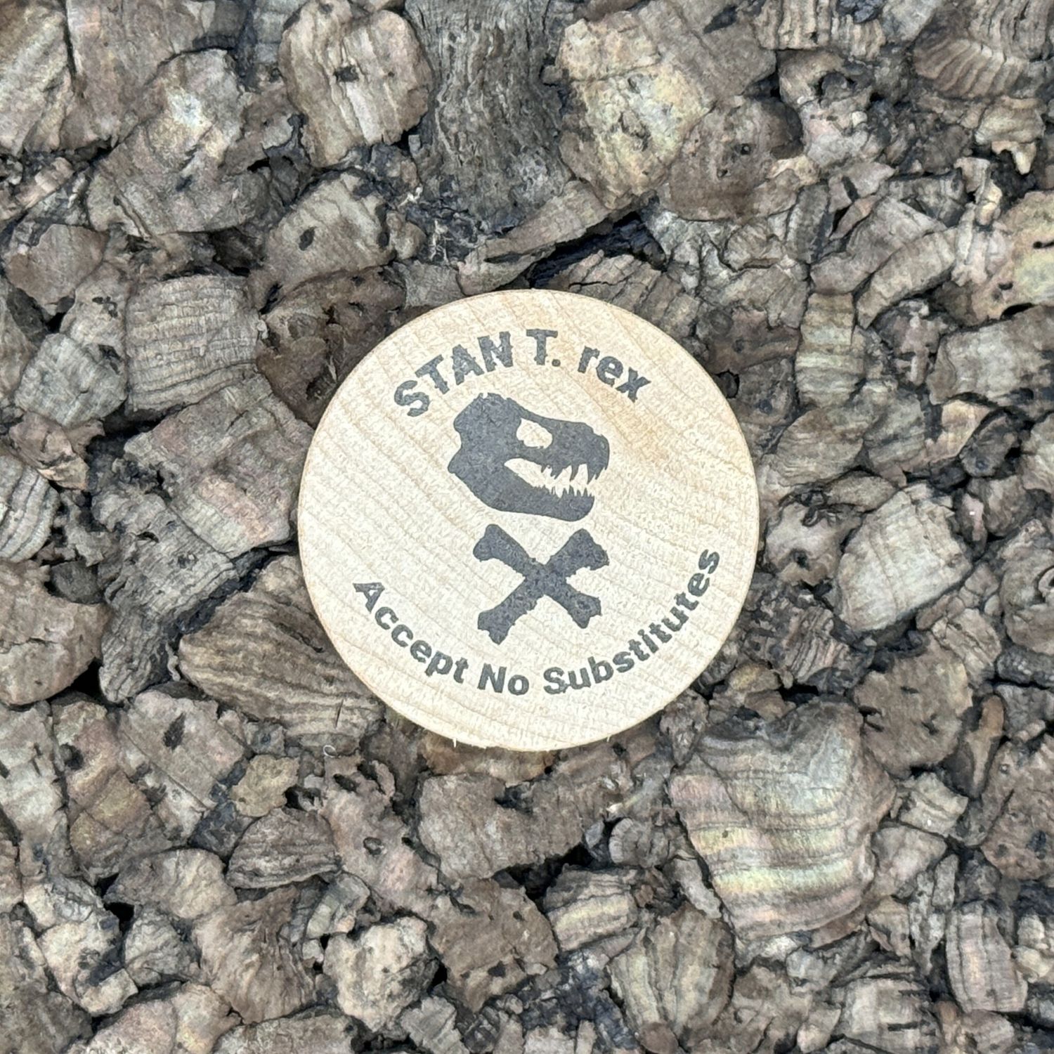 STAN Tyrannosaurus rex® Lucky Wooden Nickel
