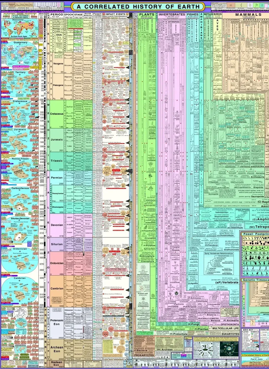 Correlated History of Earth - Poster