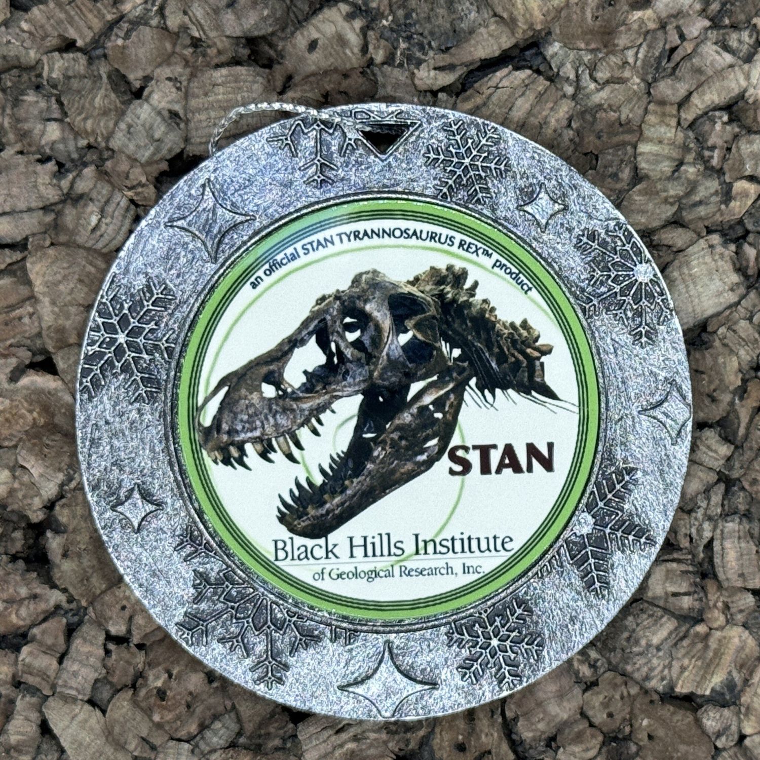 BHIGR LOGO + STAN Tyrannosaurus rex® Double Sided - Ornament