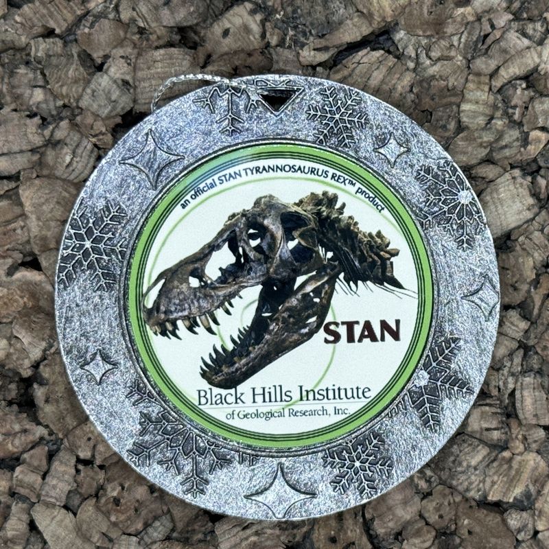 BHIGR LOGO + STAN Tyrannosaurus rex® Double Sided - Ornament