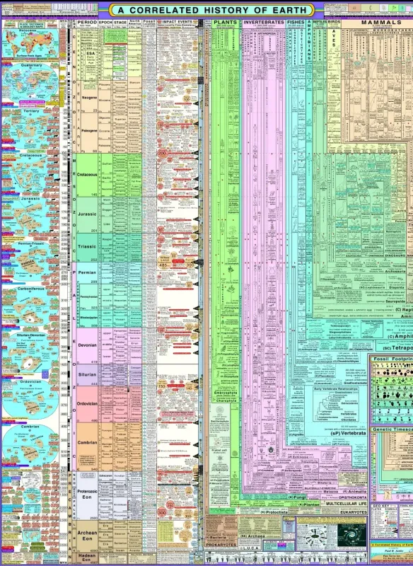 Correlated History of Earth - Poster