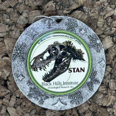 BHIGR LOGO + STAN Tyrannosaurus rex® Double Sided - Ornament