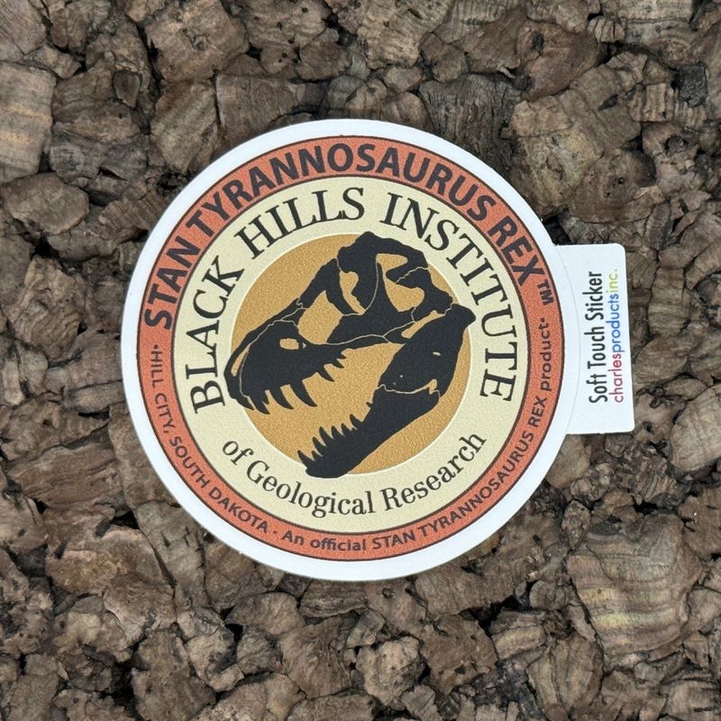 Medallion STAN Tyrannosaurus rex® - Soft Touch Sticker