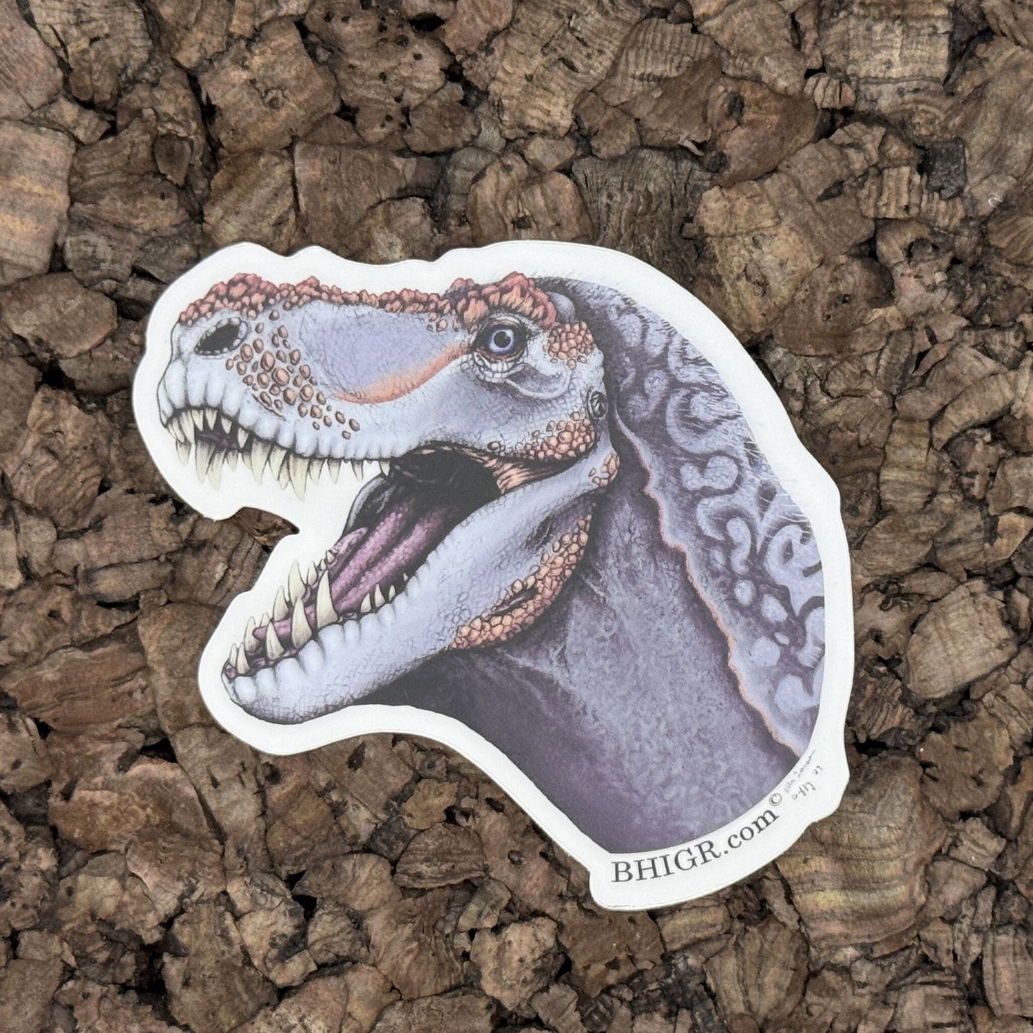BHIGR DUFFY Tyrannosaurus rex - Sticker