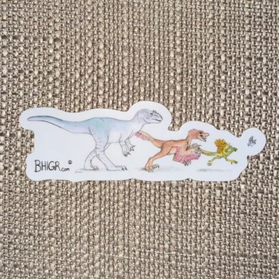 Dinosaur Bird Evolution - Sticker