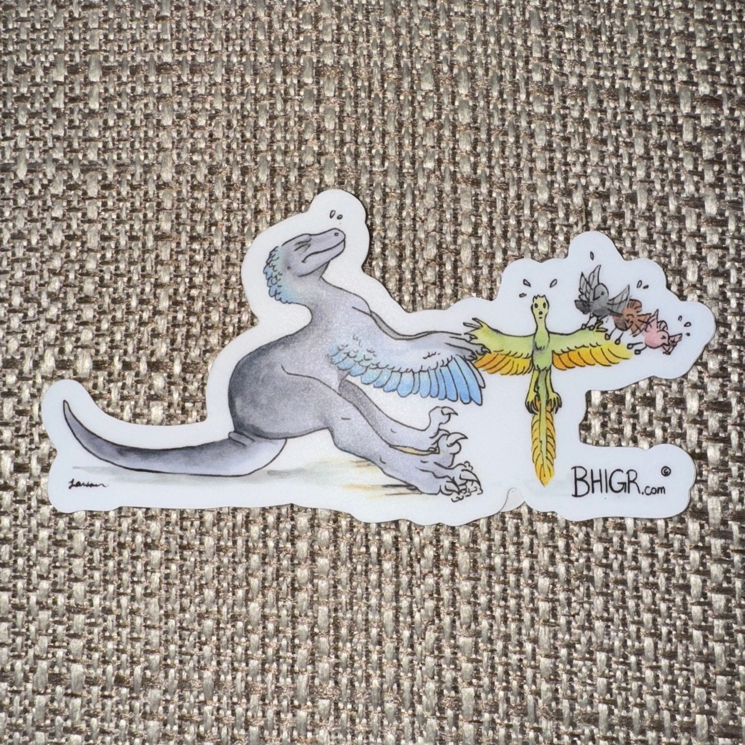 Archaeopteryx Fight - Sticker