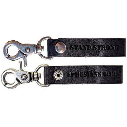 FGKJ119 0.625 x 4.5 in. Guys Leather Key Chain